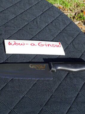 GINSU 2000 Serrated Carving Knife High Carbon Stainless Steel Blade